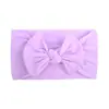 Diadema Elástica de Nylon Tejida a Mano de Color Sólido con Lazo de Ala Ancha para Niños, Amazon Europeo y Americano Transfronterizo, Accesorios para el Cabello Infantil 228
