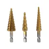 4241 6542 Broca Pagoda Hexagonal de Ranhura Reta É Especialmente Usada para Furos de Expansão em Metal com Alta Dureza e Abertura Estável