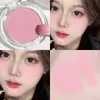 HISYI Monocromático Bajo Saturado Mate Brillo Fino Natural Fino Diario Rubor Blanco Resaltador Estéreo Vit Blush