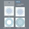 Dia Lindo Tamanho Mini Bloco de Notas com Borda Série Mini Moldura Material para Caderno Colagem Decorativa DIY