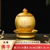 Copo de Oferenda de Liga para Buda, Copo de Oferenda para Altar Doméstico para Deus da Riqueza, Copo de Oferenda para Purificação de Água de Guanyin, Copo de Água Benta para Salão Budista