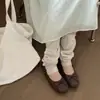 Zapatos de Salón Bajos Redondos Retro de Moda para Mujer 2026 Primavera Verano Nuevo Estilo Estilo Ballet Suela Plana sin Cordones Zapatos de Abuela