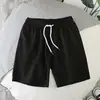 Verão 2026 Novo Ins Solto Tendência Marca Cor Sólida Shorts Masculino Esportivo Cinco Pontos Calças de Praia Tendência Casual
