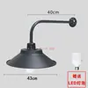 Luz de curva de estrada LED poste de luz externo totalmente em alumínio abajur industrial e de mineração lâmpada de parede para corredor porta lampião de pátio doméstico