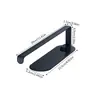 Porta pañuelos sin perforaciones Estante para film de cocina Barra para toallas de baño Estante de almacenamiento multifuncional para trapos montado en la pared