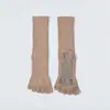 Calcetines Antideslizantes Especiales para Pilates Yoga Calcetines de Entrenamiento Profesional Calcetines Deportivos de Fitness para Mujer con Dedos Divididos