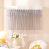 Cortina Romântica Colorida Transparente com Velcro para Ar Condicionado, Bloqueio de Vento, Decoração de Casa de Ratinho Branco Pequeno, Cortina de Tecido