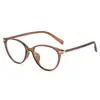 9970 Gafas de Montura Completa Estilo Ojo de Gato Retro para Mujer Cara Lisa Adelgazantes Se Pueden Montar Cristales Graduados para Miopía Montura de Gafas Versátil de Moda