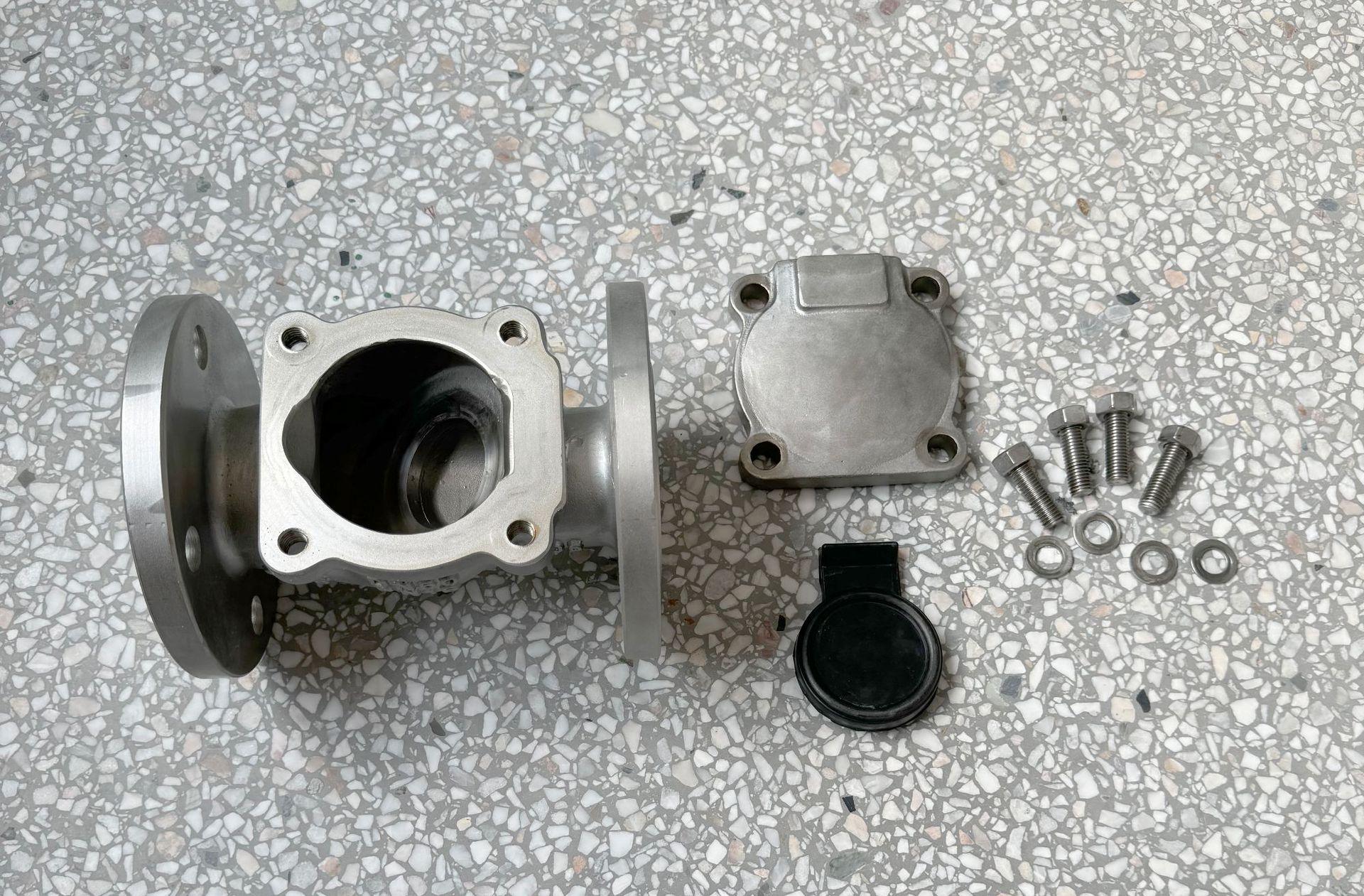 橡胶瓣止回阀产品分解图