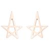 Aretes Geométricos para Mujer Simples ins Moda Acero Inoxidable Estrella Amor Uñas para Oreja para Mujer Aretes Coreanos Nicho