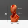 Accesorios de Maniquí para Pelucas, Soporte para Sombreros, Cabeza de Maniquí, Soporte para Exhibición de Joyería, Soporte para Collares, Cabeza de Maniquí con Agujeros para Pines