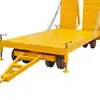 Remolque Plano de Carga Pesada para Montacargas para Manejo de Materiales en Talleres de Fábrica y Transporte de Carga de Gran Tonelaje