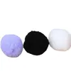 Pompones de Polipropileno Blancos en Stock, Pompones de Felpa, Pompones de Polipropileno para Accesorios de Ropa, Pompones Decorativos Esponjosos de Polipropileno