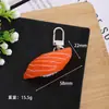 Llavero de Sushi Artificial de Moda de PVC Fotografía Foto Accesorios de Comida Artificial Colgante DIY para Mochila Escolar de Estudiante