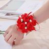 Novos corsages de pulso estilo coreano para noivas e madrinhas, corsages de pulso para madrinhas de casamento, corsages de pulso artificiais, suprimentos festivos para atacado.