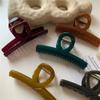 Minimalista Elegante Grab Clip All-match Hair Grab Disc Grampo de Cabelo Advanced Sense Grampo de Cabelo Back Head Shark Clip Acessórios para o Cabelo Novo Estilo Mulheres