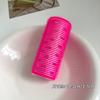 Artefacto Fijador de Cabello Esponjoso Tubo Rizador de Cabello Perezoso Autoadhesivo para Dormir Flequillo al Aire Tubo de Plástico Rojo Cibernético