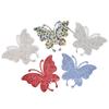 Red de diamantes de imitación con forma de mariposa, caja de cosméticos con diamantes, parche de cristal, funda para teléfono móvil con perforación en caliente de diamantes, ropa con figura atractiva
