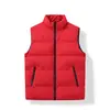 Colete de Inverno Masculino Gola Alta Tendência Sem Mangas Gilet Cor Sólida Masculino Espessado Quente Roupa Externa Sem Mangas Jaqueta de Algodão Colete
