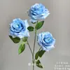 Flores Artificiais Azuis para Casamento Flores Falsas de Teto Decoração de Casamento Parede de Flores Arranjo de Flores de Chão para Casamento Materiais para Arranjo de Flores de Seda