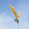 Tallo Único de Flor Artificial Delphinium con 2 Ramas, Flor Falsa para Decoración de Boda, Arreglo Casero DIY