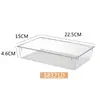 Caja de Almacenamiento de Plástico Transparente para Escritorio Baño Dormitorio Almacenamiento de Cosméticos Oficina Multifuncional Comercio Exterior Venta al por Mayor Transfronteriza