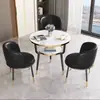 Juego de Mesa y Sillas de Pizarra de Lujo Ligero para Negociaciones, Mesa Redonda Sencilla, Mesa de Conferencias de Oficina, Mesa de Recepción, Mesa de Comedor para Cafetería y Tienda de Té con Leche