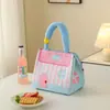 Linda Bolsa para Lonchera con Forma de Casita, Portátil para Oficinistas y Estudiantes, Papel de Aluminio Aislante, Gran Capacidad, Bolsa de Almuerzo Portátil