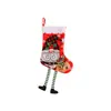 Decoración navideña, variedad de calcetines navideños, calcetines de dulces navideños, bolsa de regalo con colgante de árbol de Navidad, calcetines navideños al por mayor