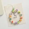 Pulseira com Pingente de Pata de Gato e Sementes de Bodhi, Corrente para Celular, Pulseira Exquisita e Fofa para Mulheres Brincarem com Contas Budistas