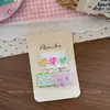 Grampo de Cabelo de Tecido Estilo Coreano Desenho Animado Bordado Infantil Presilha para Franja Cereja Morango Presilha Lateral para Menina BB Clip