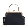 Hebilla de clip retro europea y americana concha modelo nuevo 2026 cadena texturizada bolso de hombro versátil bolso cruzado bolso de moda para mujer bolso de noche