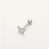 Novo Anel de Língua de Aço Inoxidável com Gotejamento de Óleo Coração Estrela Zircônia Atacado Personalizado Body Piercing Joias