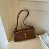 Bolsa de ombro retrô de alta qualidade para mulheres, nova moda de nicho outono 2026, bolsa quadrada pequena versátil de ombro único ou transversal