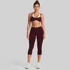 Conjunto de top de tirantes de yoga con bloques de color de lunares transfronterizo, imitación de dos piezas para mujer, secado rápido, espalda hermosa, conjunto deportivo para correr al aire libre y fitness