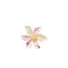 Nuevo broche de flores pequeñas de moda de estilo japonés y coreano, elegante, elegante, elegante, floral, antiexposición, hebilla, cuello, tapeta, accesorios de circonita