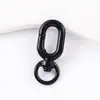 Cierre de Puerta Pequeño en Forma de U de Metal Pintado Giratorio Engrosado y Reforzado Cierre de Langosta Accesorios DIY para Bolsas y Adornos