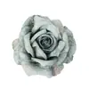Rosa Vermelha Flor Artificial Cabeças de Flor Mini Cerimônia de Casamento Decoração de Casamento Decoração de Carro de Casamento Flor de Seda Artificial Lapela Fabricante Atacado