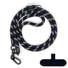 Cuerda de 10 mm de grosor, cordón para funda de teléfono móvil, espaciador, cuerda ajustable para colgar el teléfono móvil, cuerda para correa de cámara, parche para colgar el cuello