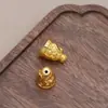 Estupa Budista de Aleación Estilo Tíbet Torre Relicario Vintage Caja Colgante Gahu Accesorios para Pulsera Bodhi Estrella y Luna DIY Venta al por Mayor