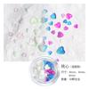 Juego de brocas para uñas Love de Amazon, nuevo cambio de luz, suministros para uñas, resina decorativa, corazón, broca plana, venta al por mayor