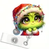 Transfronterizo Nuevo Acrílico Plano Regalo Grinch Decoración de Coche Colgante Dibujo Animado Adorno para Colgar en el Coche Artículo Predeterminado