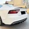 Adequado para Audi A7 C7 Modelo Tardio Sline 2015-2017 Estilo M4 Spoiler Traseiro de Lábio Modificação de Canto
