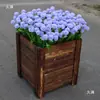 Flor de hortensia artificial de 7 cabezas flor de seda flor de plástico flor para exterior macizo de flores maceta surco para flores decoración exterior centro comercial flor decorativa