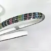 Tiras de Pedrería DIY Diamante Caliente Materiales y Accesorios para Zapatos Tiras de Diamante Estéreo Semicirculares Sandalias de Pedrería Coloridas Ropa Llena de Diamantes Accesorios