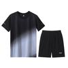 Vendas Diretas de Fábrica Verão Novo Conjuntos de Roupas Esportivas de Corrida Manga Curta para Homens e Mulheres Camisetas Fitness Roupas de Treino Respiráveis de Secagem Rápida