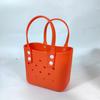 Nova Bolsa de Praia Estilo Coreano EVA Bolsa Lancheira Bolsa Pequena de Mão com Furo Menina Artesanal DIY Decorativa Pequena Bolsa
