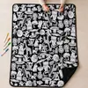 Manta para Colorir DIY Manta de Grafite Transfronteiriça TK Estilo Igual Mais Vendido Manta Divertida para Colorir Personalização