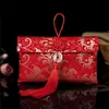 Sobres Rojos para Bodas, Exclusivos para Cambiar Títulos Formales, Diseño Único de Tela Nueva, Bolsas de Sobres Rojos de Alta Gama con Diseño de Tela
