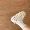Zapatillas blancas con forma de corazón, zapatillas de lona ultra ligeras de suela gruesa para mujer, nuevos zapatos de otoño 2026, zapatillas casuales finas y transpirables